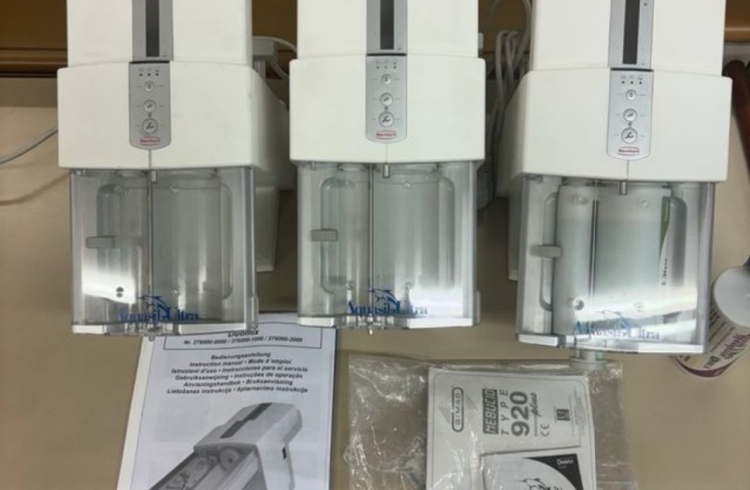 Máquina mezcladora de material de impresión 