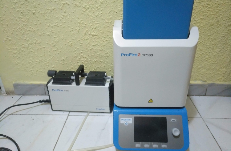 Horno cerámica e inyección degudent profire 2 press